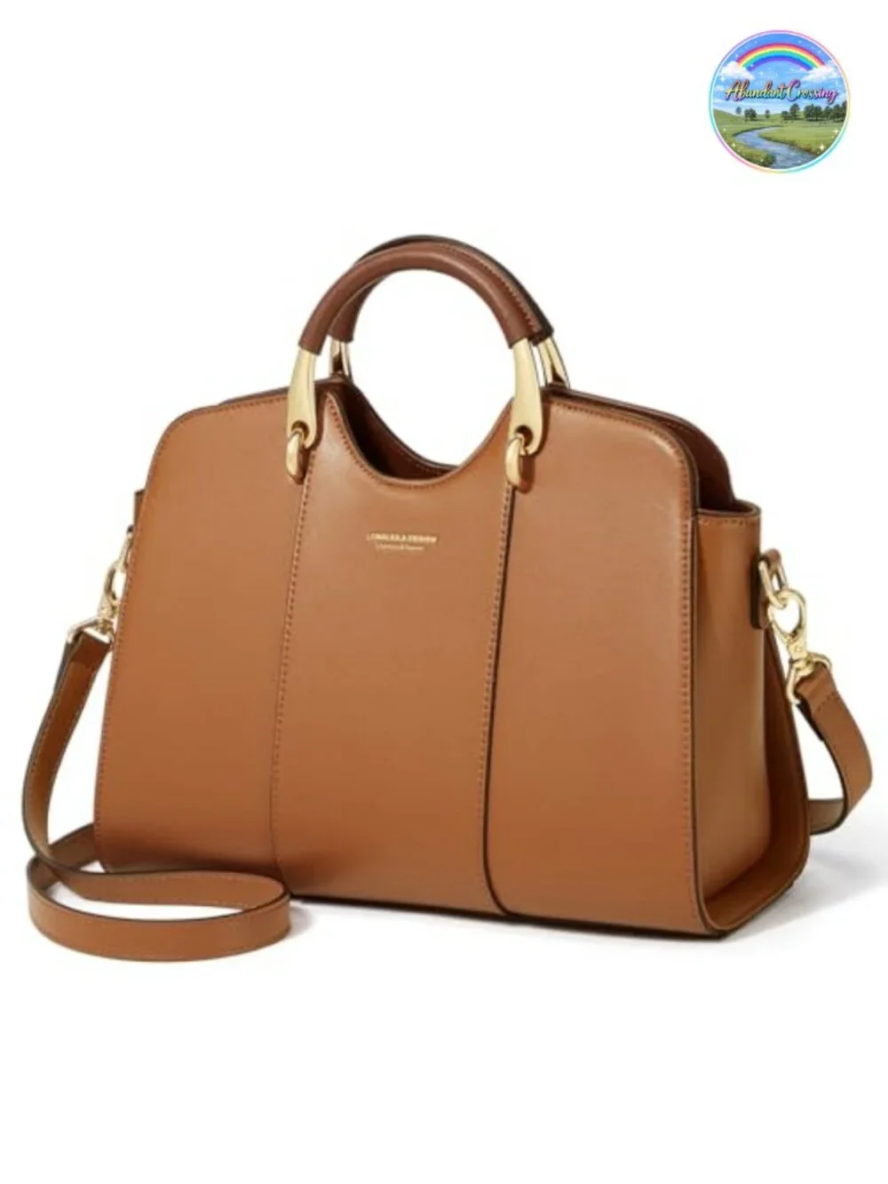 Genuine Leather Satchel Bag for Women Tote Shoulder Crossbody Handbag with